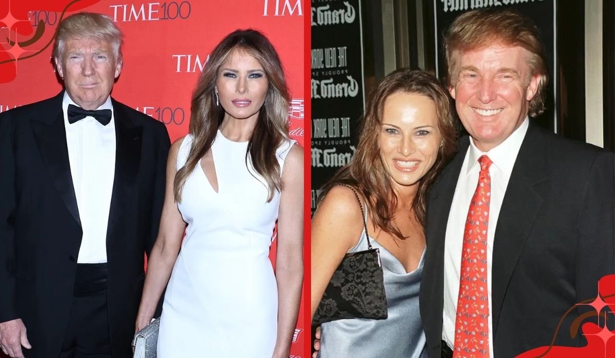 how old was melania when she met trump