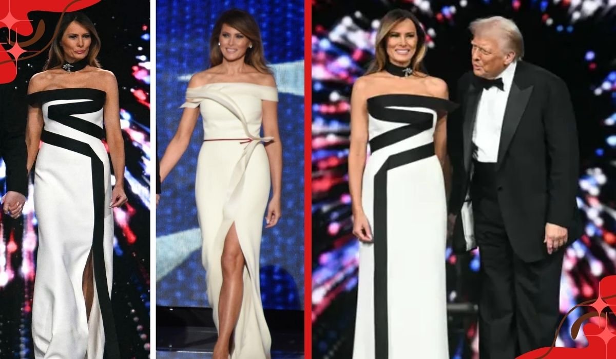 melania trump inauguration ball dress 2025