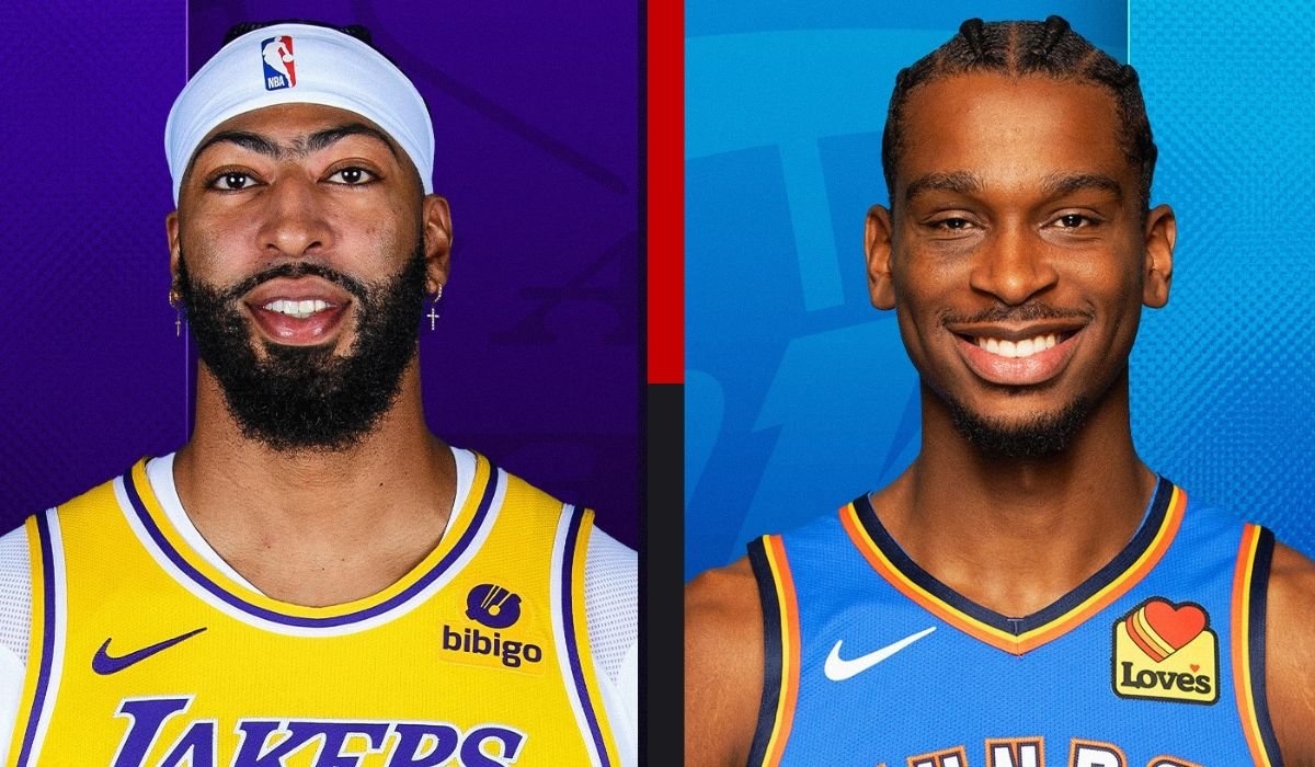 lakers vs okc thunder match player stats