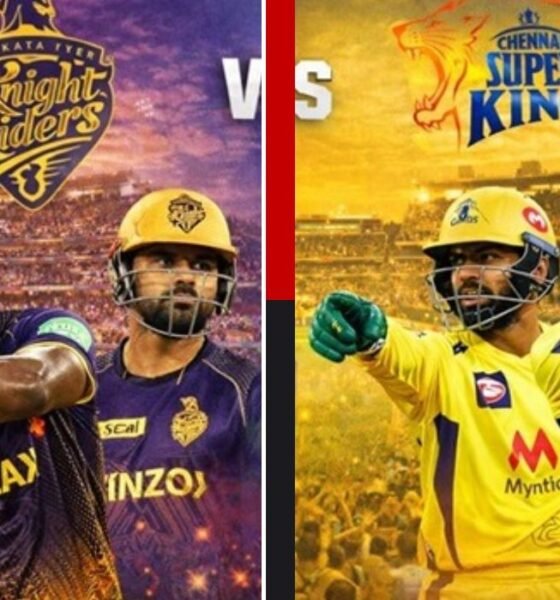 kolkata knight riders vs chennai super kings timeline
