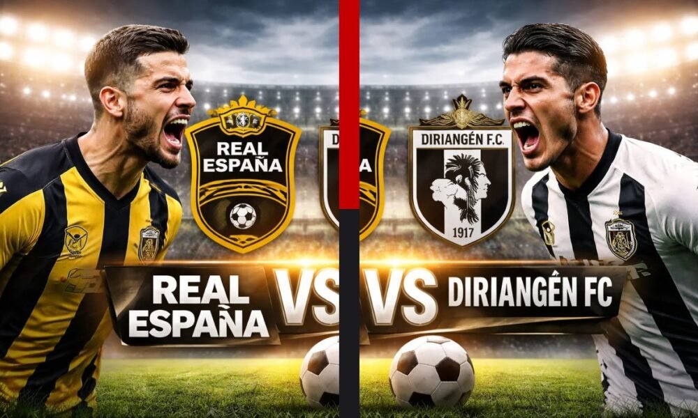 real españa vs diriangén fc stats