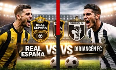real españa vs diriangén fc stats