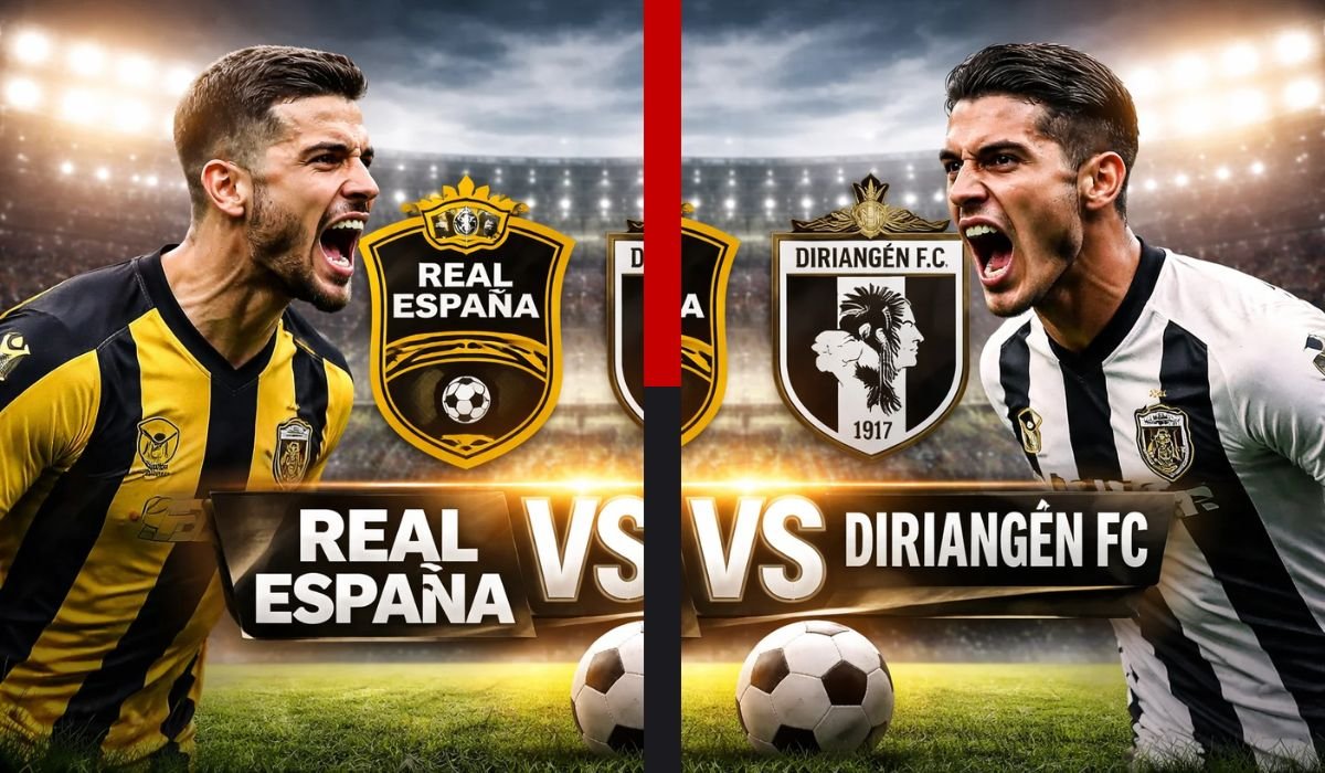 real españa vs diriangén fc stats