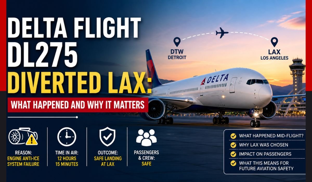delta flight dl275 diverted lax
